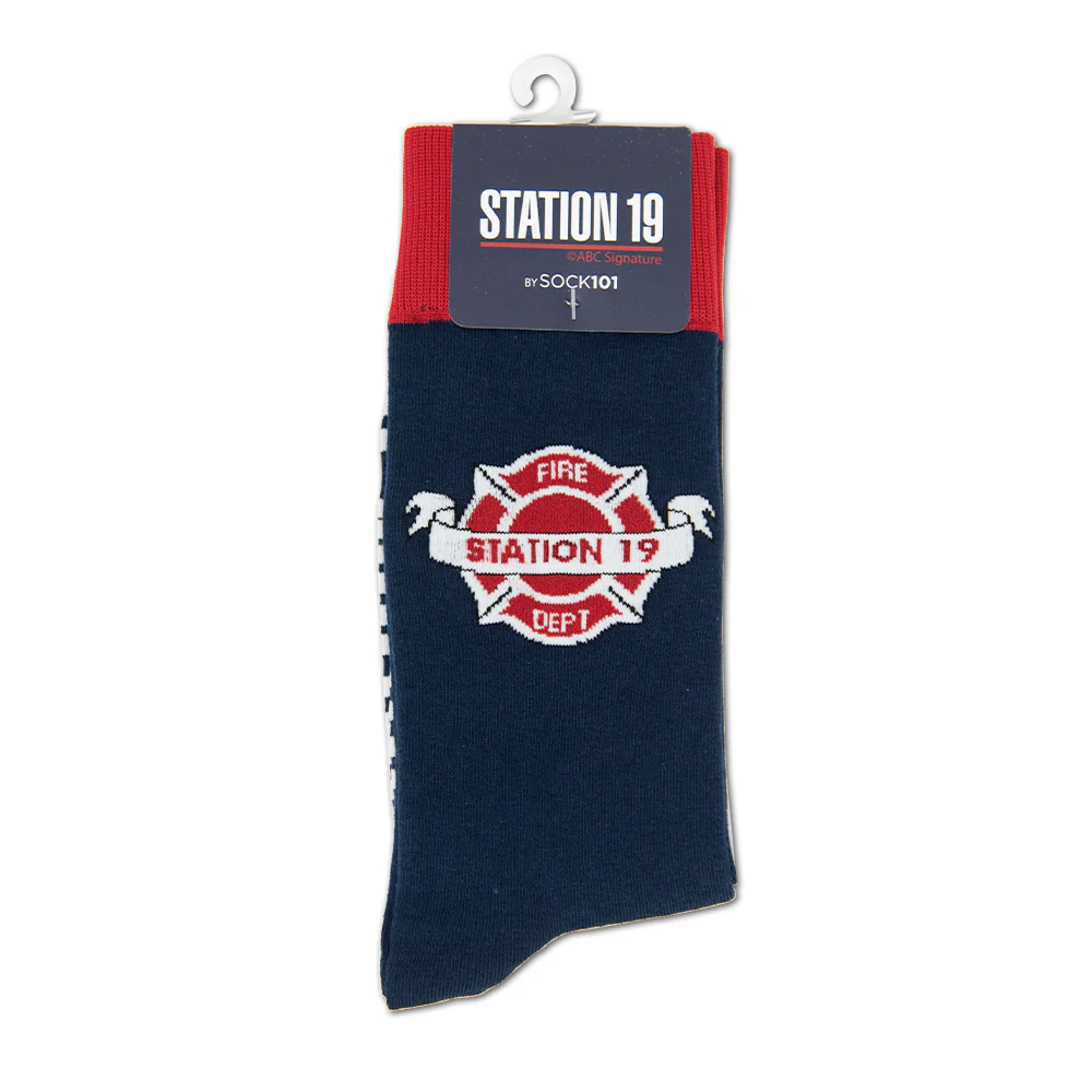 Station 19 Firehouse Badge Socks - Image 3