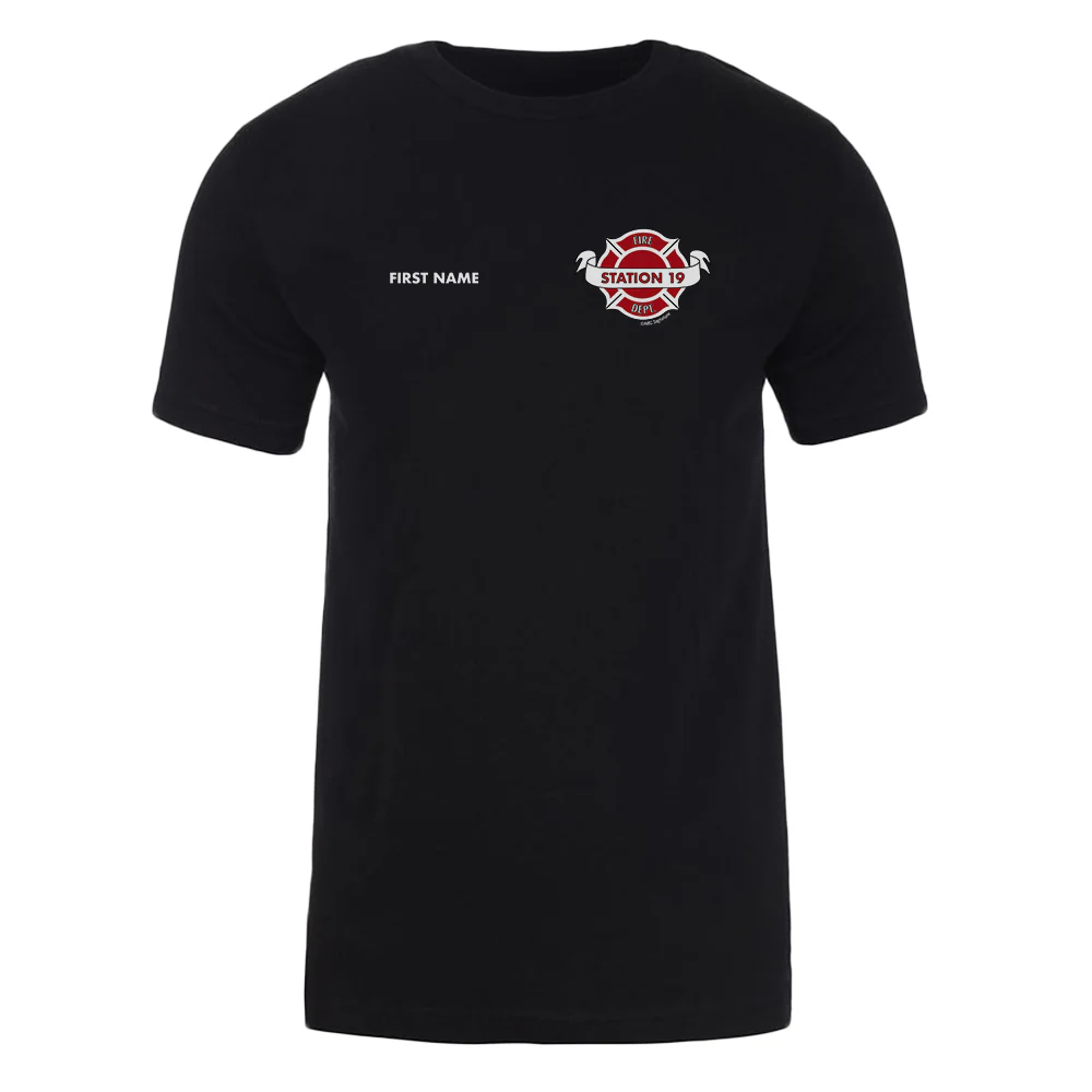 Station 19 Firehouse Personalized Adult Short Sleeve T-Shirt