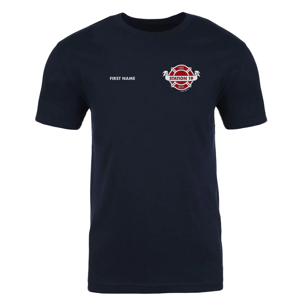 Station 19 Firehouse Personalized Adult Short Sleeve T-Shirt - Image 3