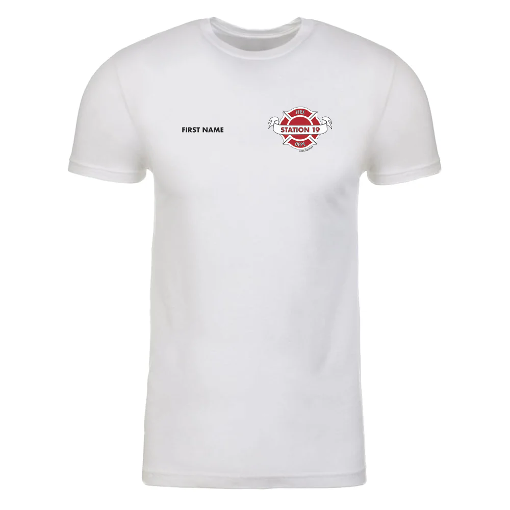 Station 19 Firehouse Personalized Adult Short Sleeve T-Shirt - Image 4