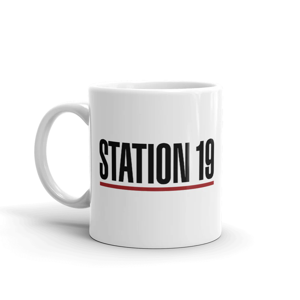 Station 19 Logo White Mug - Image 3