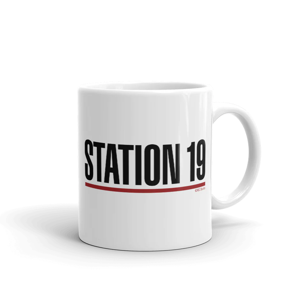Station 19 Logo White Mug - Image 5