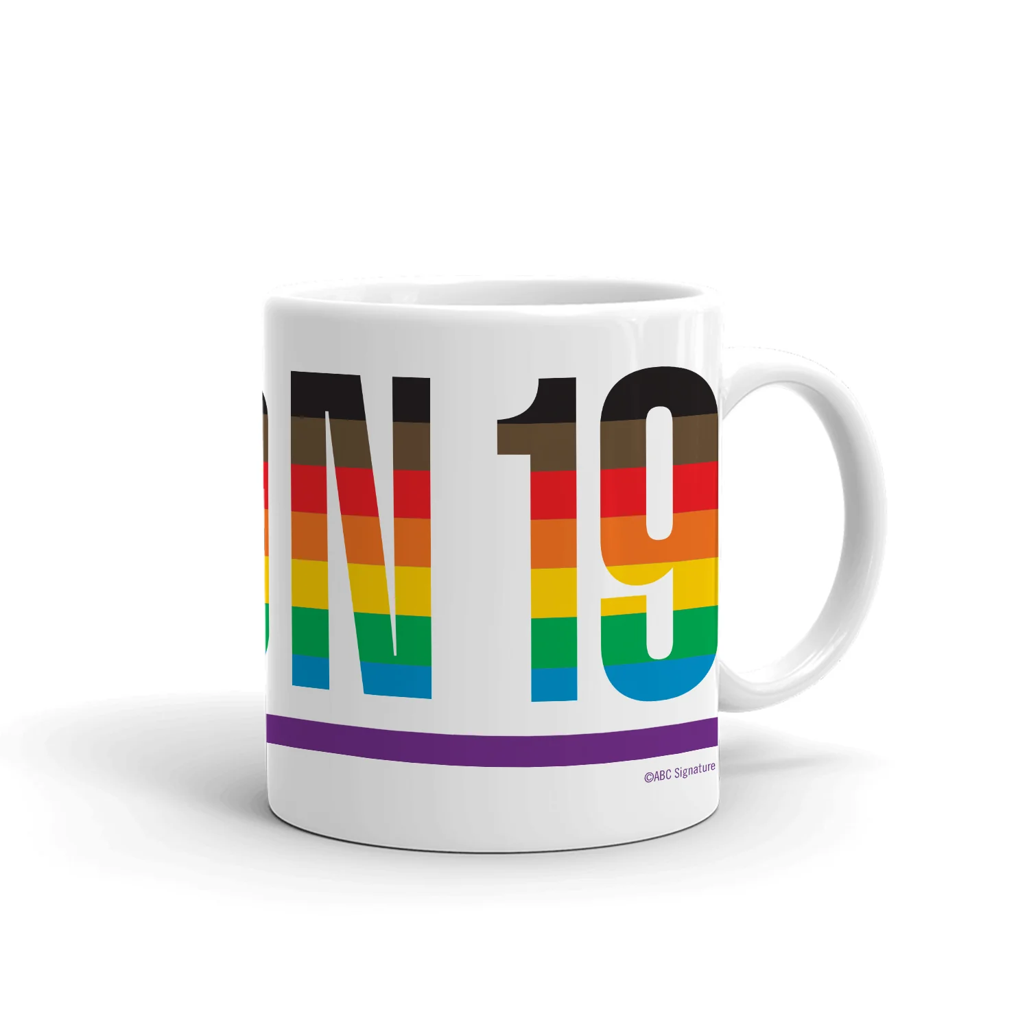 Station 19 Pride Logo White Mug - Image 3