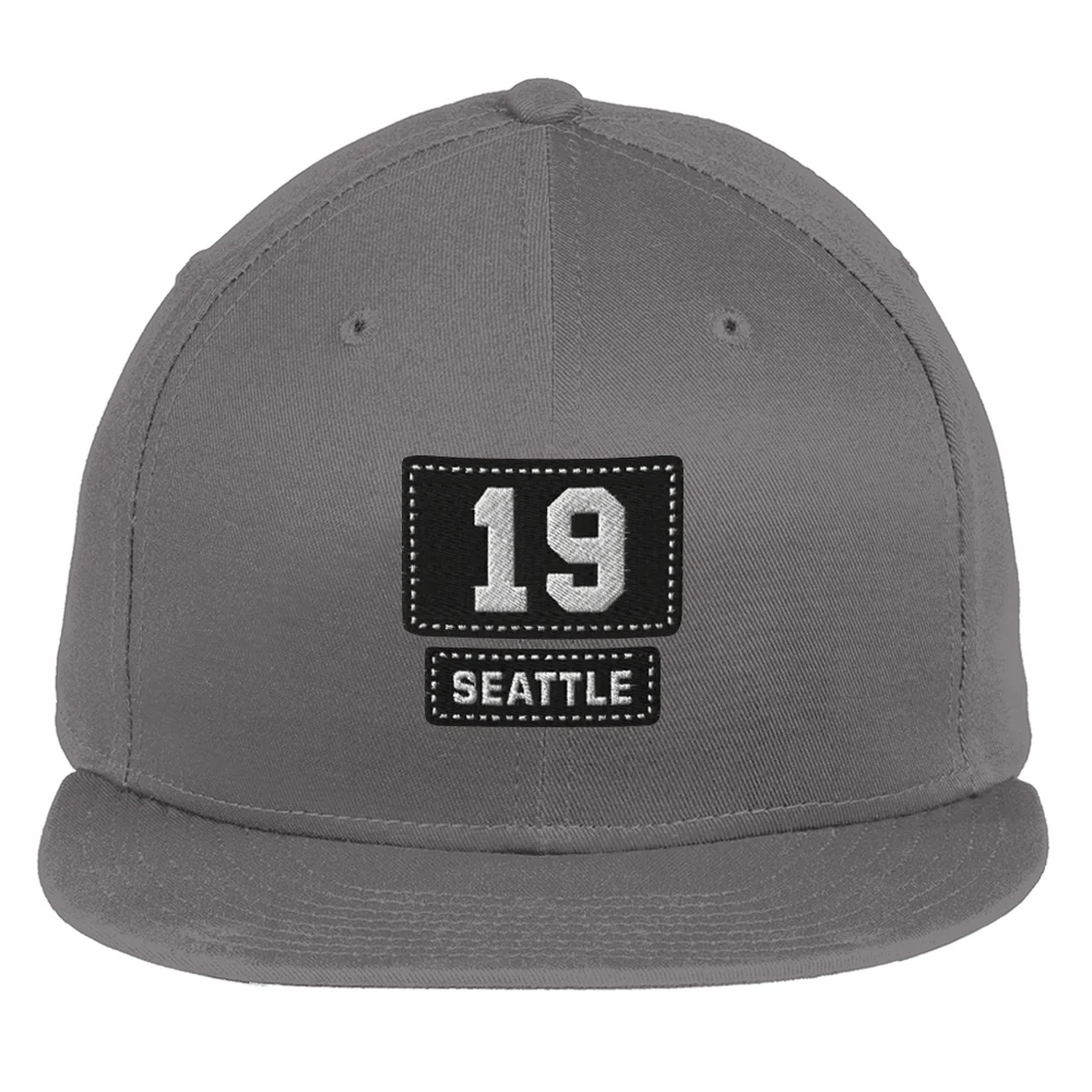 Station 19 Seattle Embroidered Flat Bill Hat - Image 4