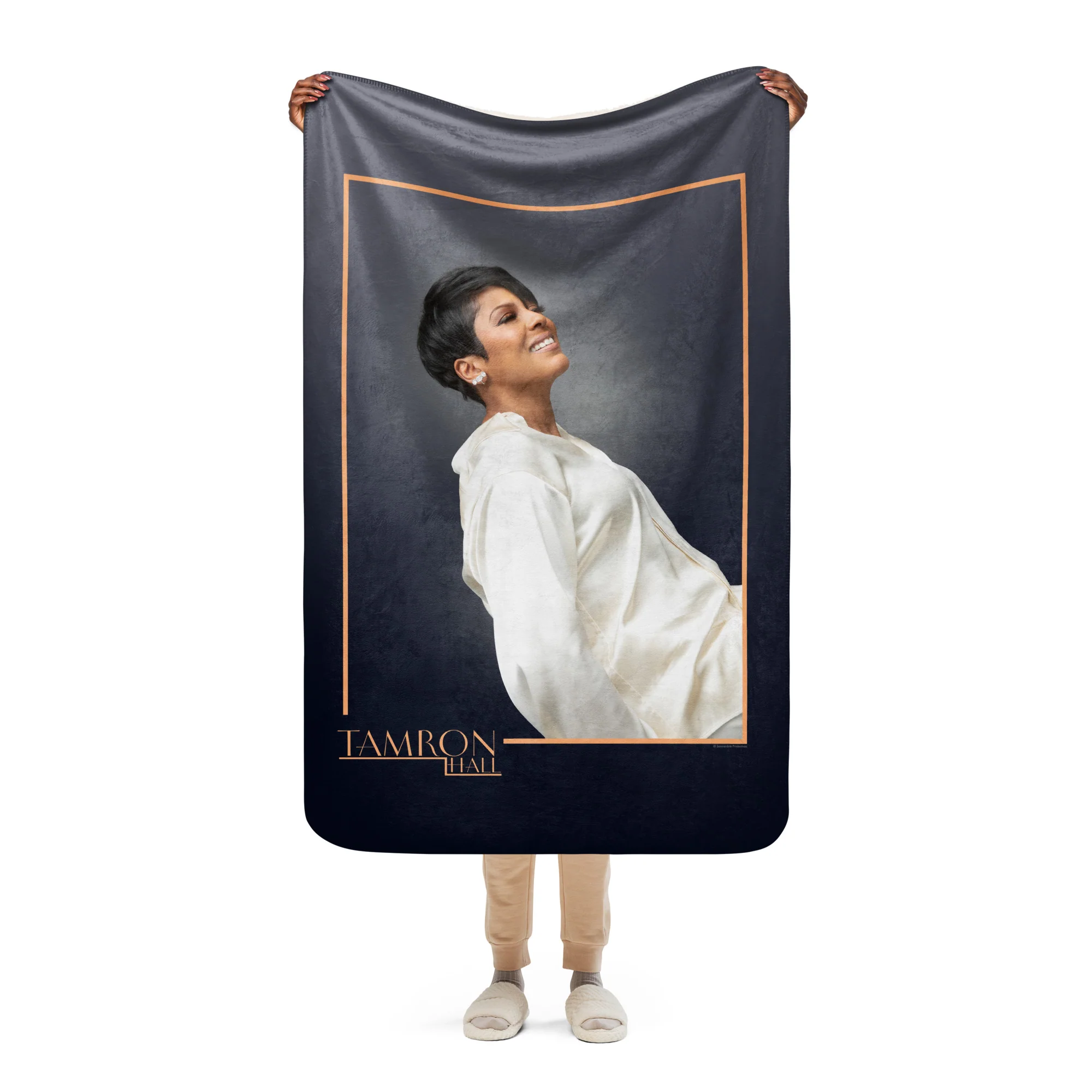 Tamron Hall Sherpa Blanket Portrait - Image 5