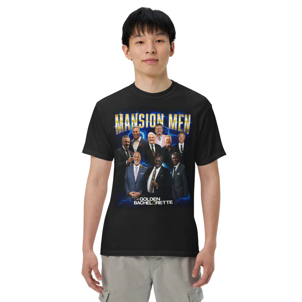 The Golden Bachelorette Comfort Colors T-Shirt Mansion Men - Image 4