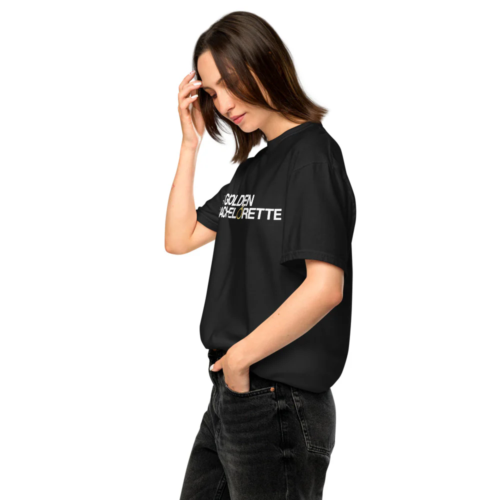 The Golden Bachelorette Logo Comfort Colors T-Shirt - Image 3