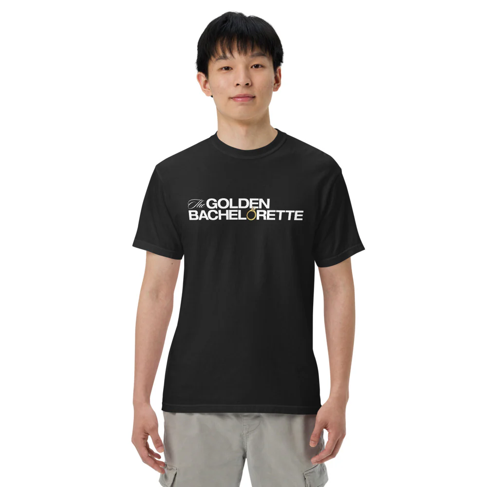 The Golden Bachelorette Logo Comfort Colors T-Shirt - Image 4