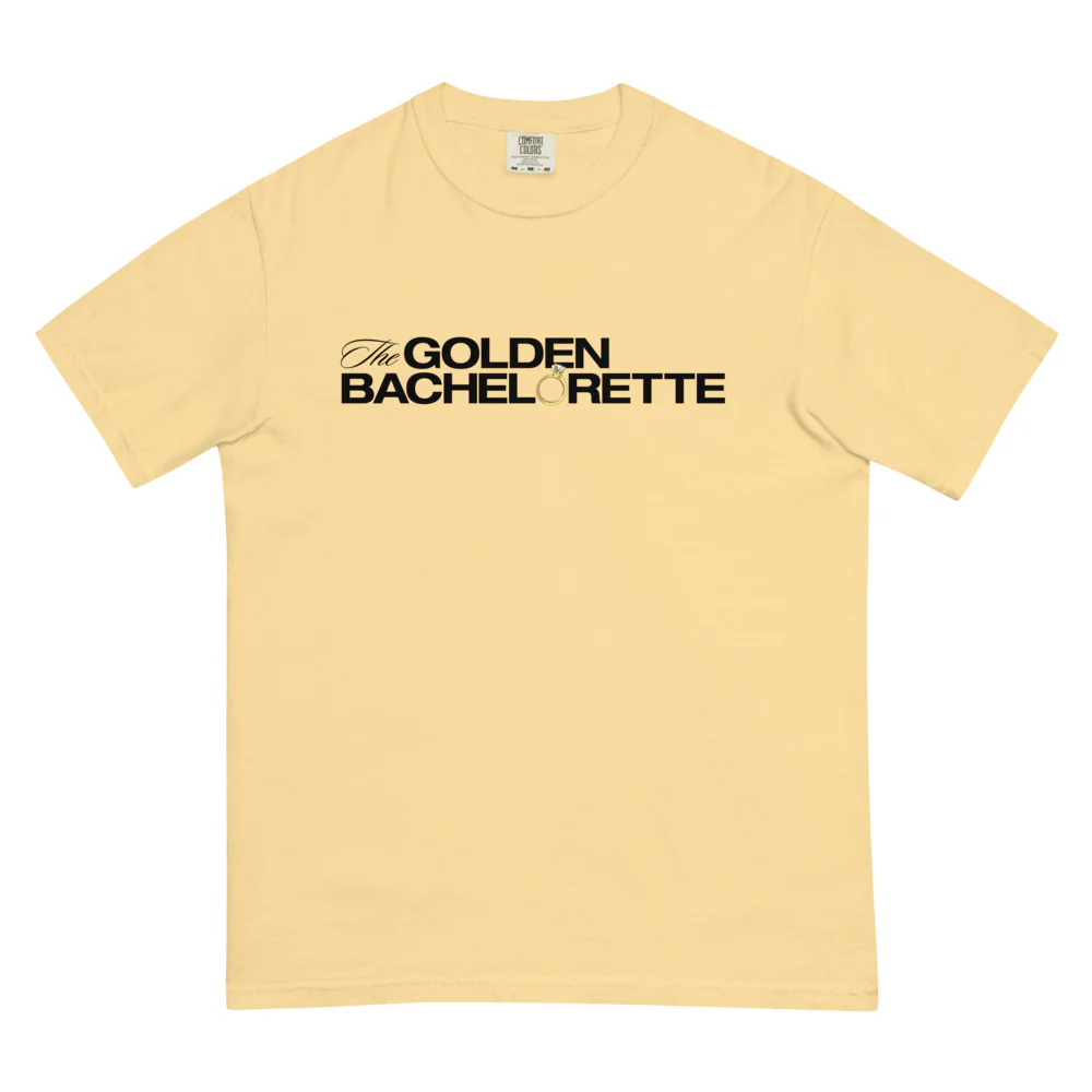 The Golden Bachelorette Logo Comfort Colors T-Shirt - Image 5