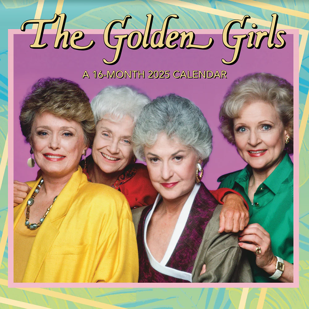 The Golden Girls 2025 16-Month Wall Calendar