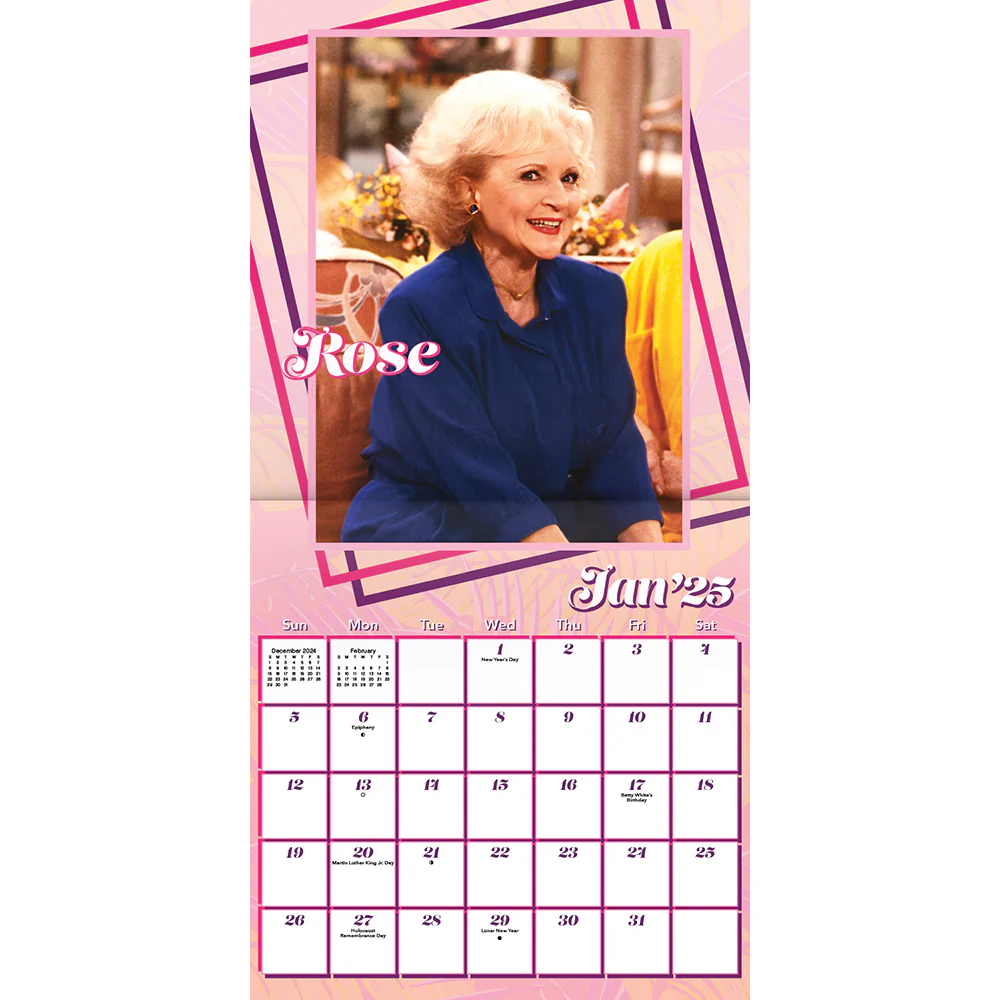 The Golden Girls 2025 16-Month Wall Calendar - Image 2