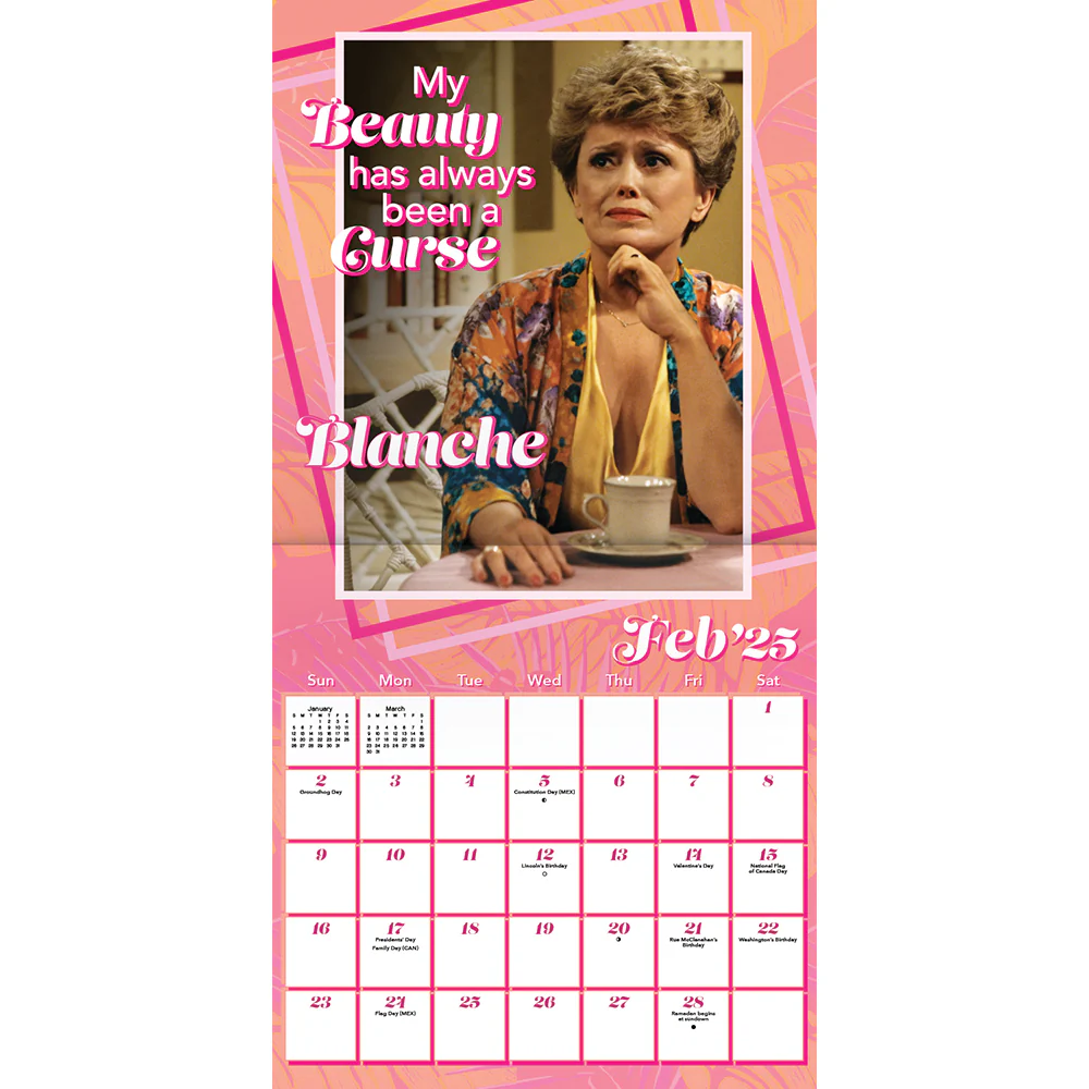 The Golden Girls 2025 16-Month Wall Calendar - Image 3