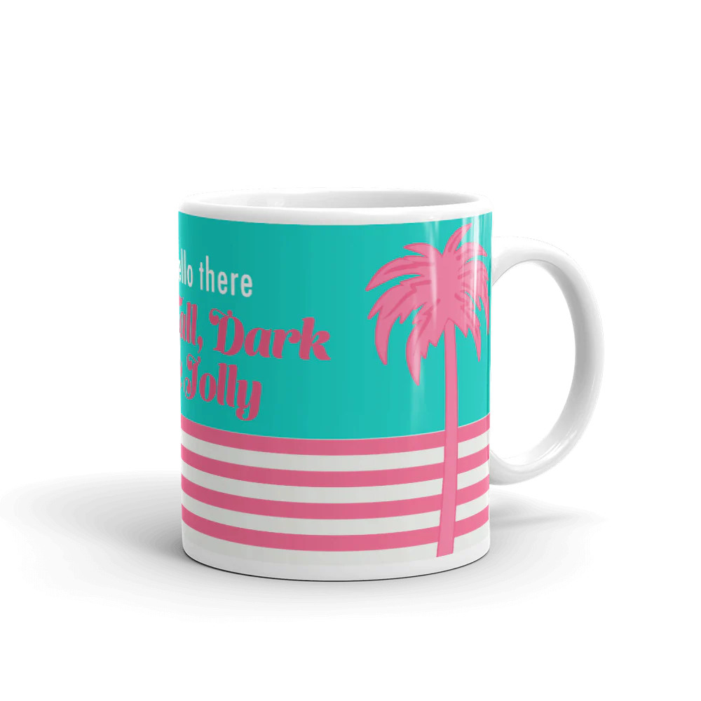 The Golden Girls Blanche Tall, Dark & Jolly Miami White Mug - Image 3