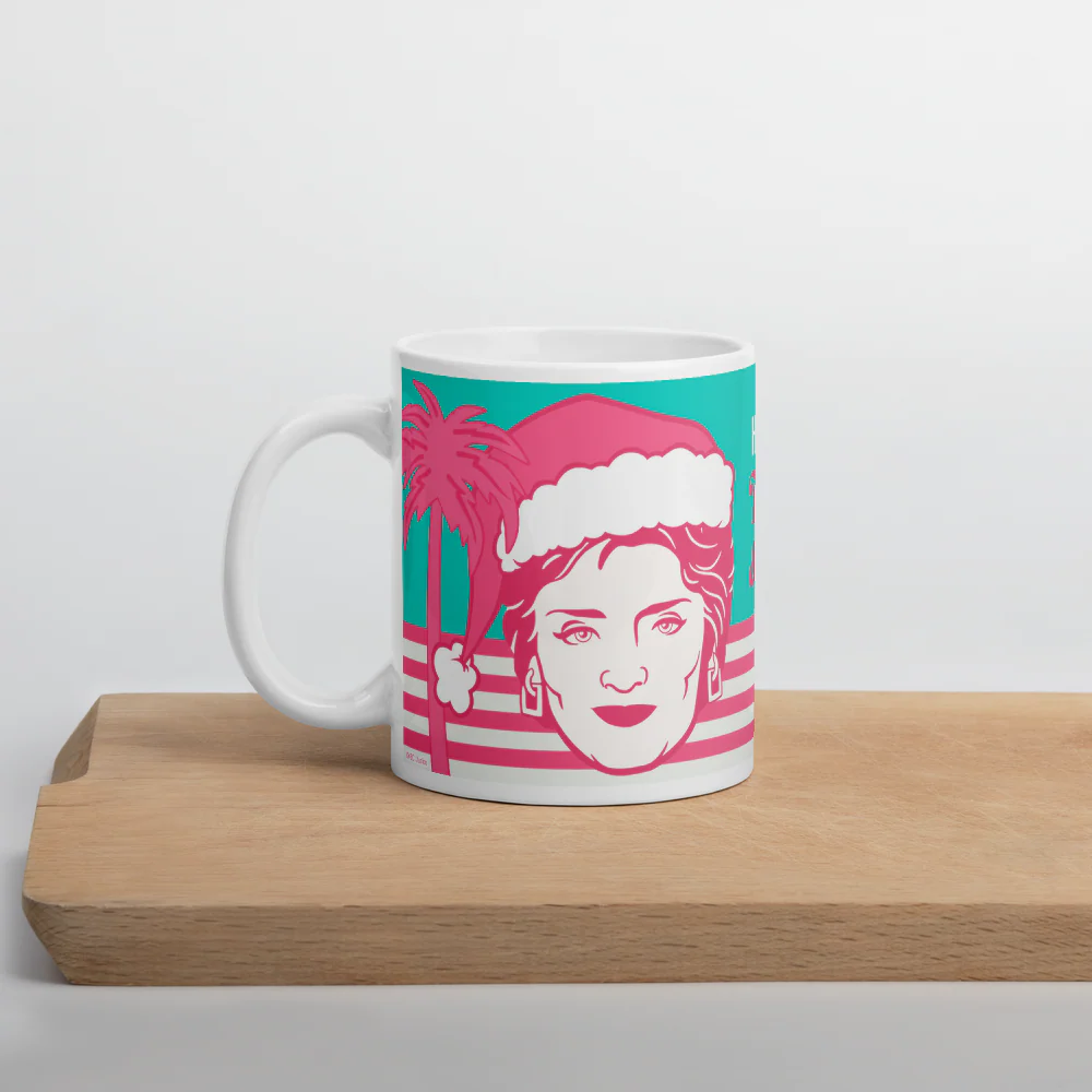 The Golden Girls Blanche Tall, Dark & Jolly Miami White Mug - Image 6