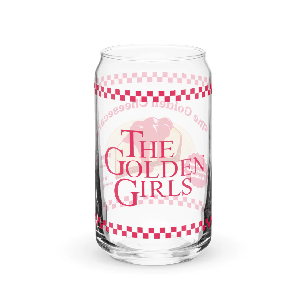 The Golden Girls Cheesecake 16 oz. Can Shaped Glass - Image 2