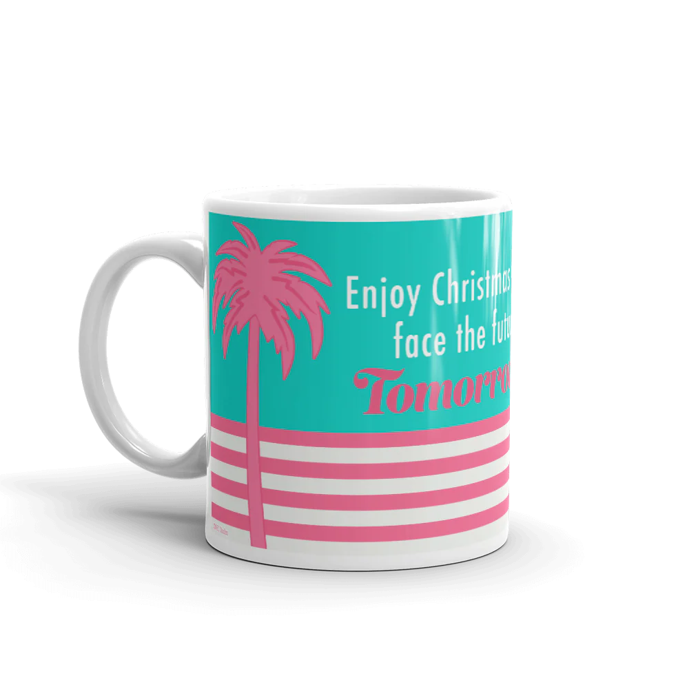 The Golden Girls Dorothy Enjoy Christmas Miami White Mug - Image 4