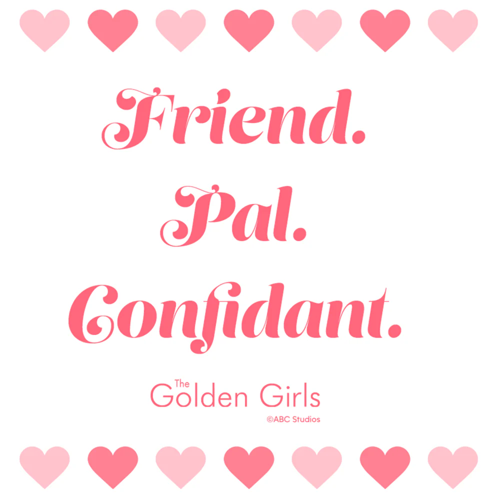 The Golden Girls Hearts Personalized Photo Upload White Mug - Image 4