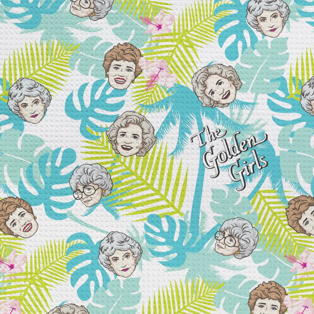 The Golden Girls Pattern Kitchen Towel - Image 2