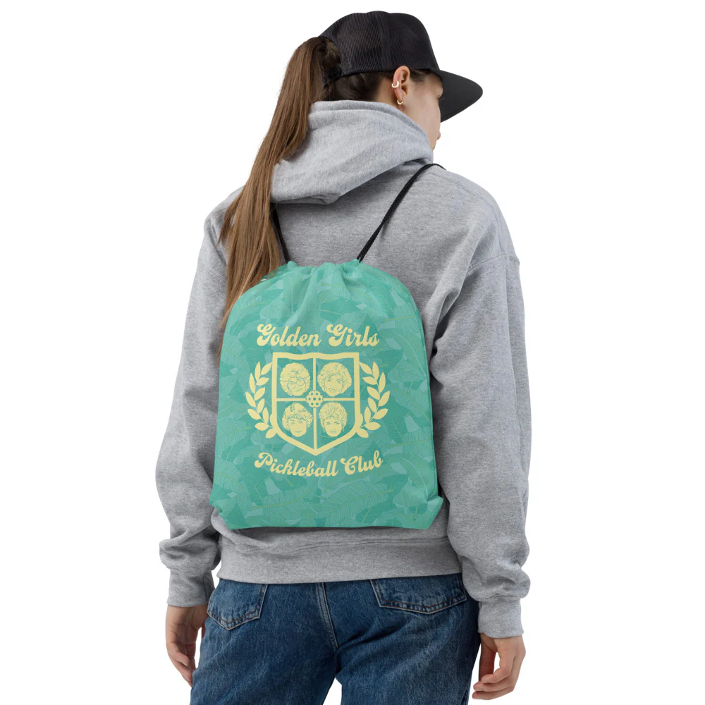 The Golden Girls Pickleball Club Drawstring Bag - Image 3