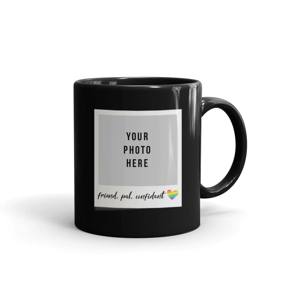 The Golden Girls Personalized Polaroid Rainbow Photo Upload Mug - Image 3