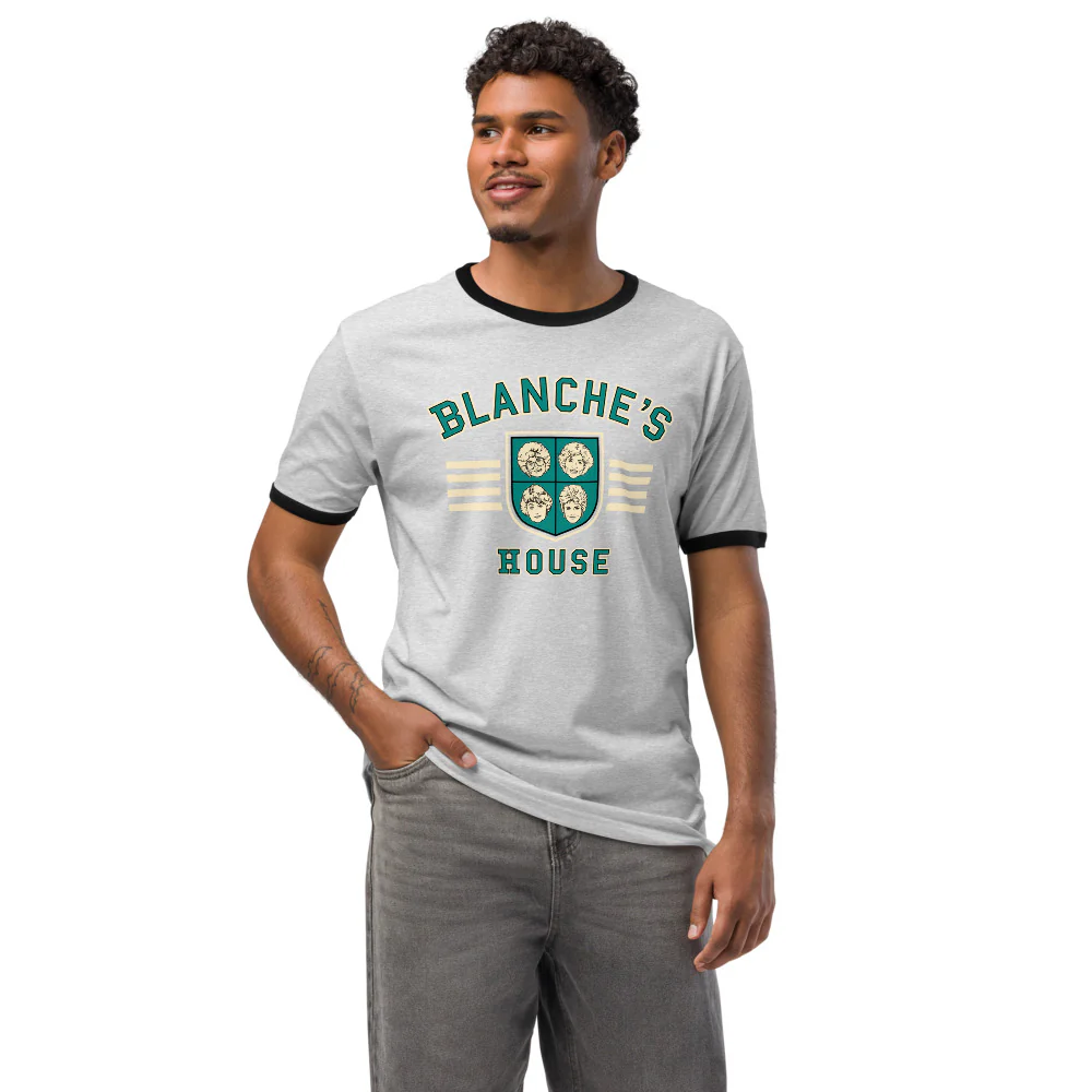 The Golden Girls Ringer T-Shirt Blanche's House - Image 3