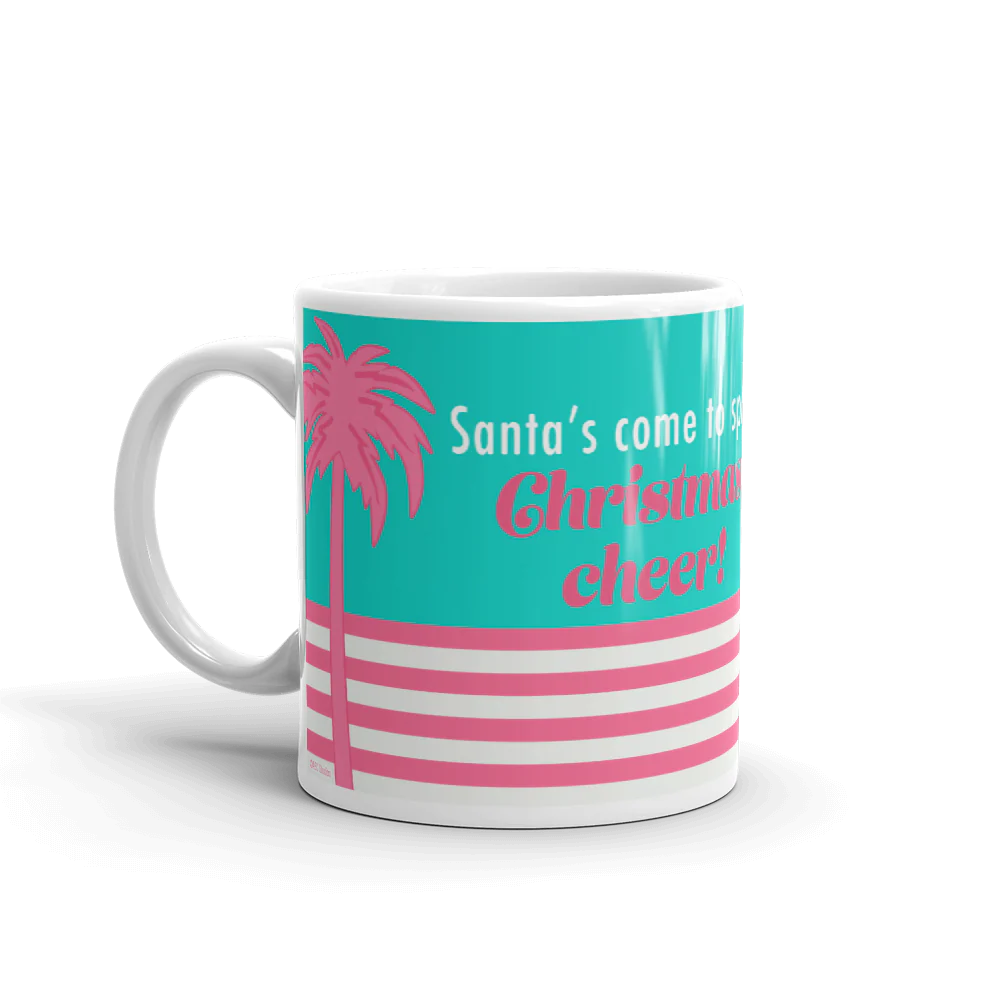The Golden Girls Rose Christmas Cheer Miami White Mug - Image 3