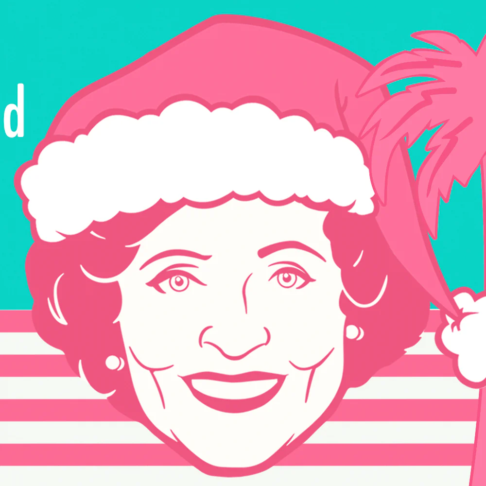 The Golden Girls Rose Christmas Cheer Miami White Mug - Image 6