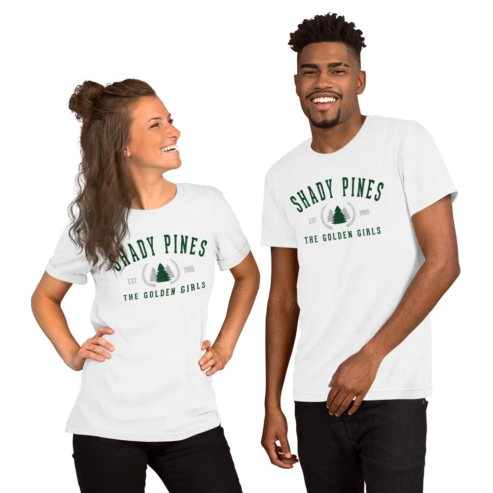 The Golden Girls Shady Pines Adult Short Sleeve T-Shirt - Image 3