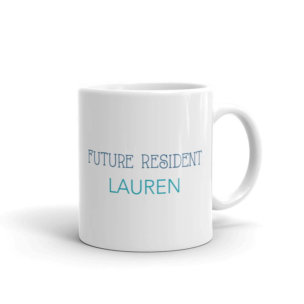The Golden Girls Shady Pines Future Resident Personalized White Mug - Image 4