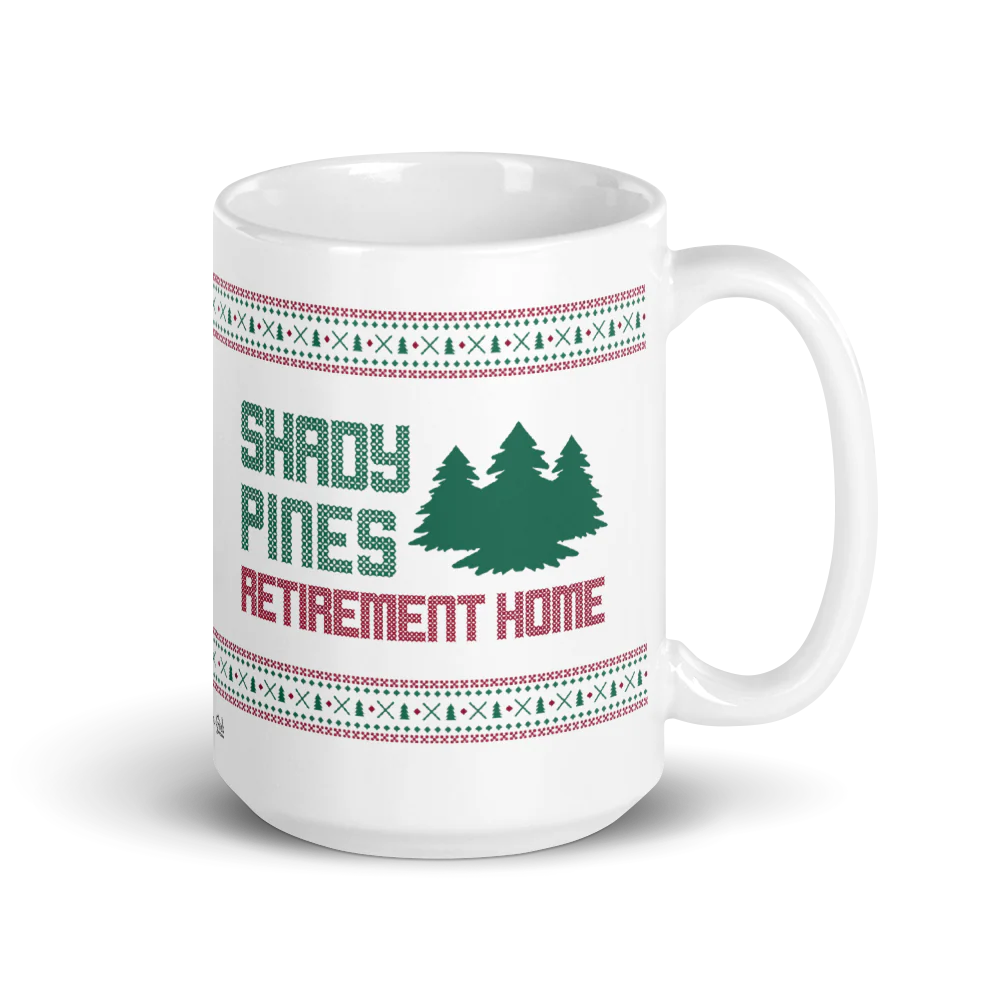 The Golden Girls Shady Pines Holiday White Mug - Image 5