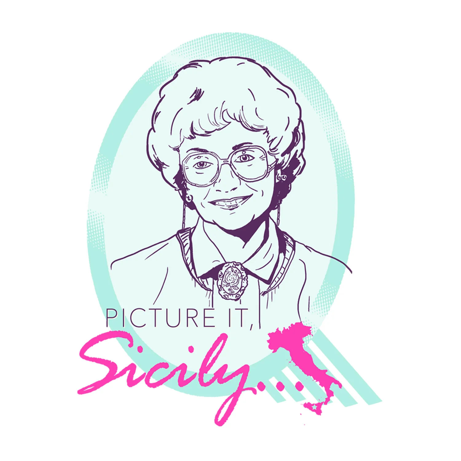 The Golden Girls Sophia Picture It Sicily White Mug - Image 6