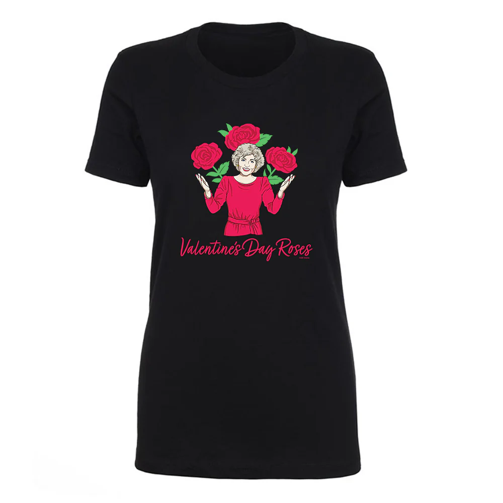 The Golden Girls Valentine's Day Red Rose Women's Short Sleeve T-Shirt - Image 3