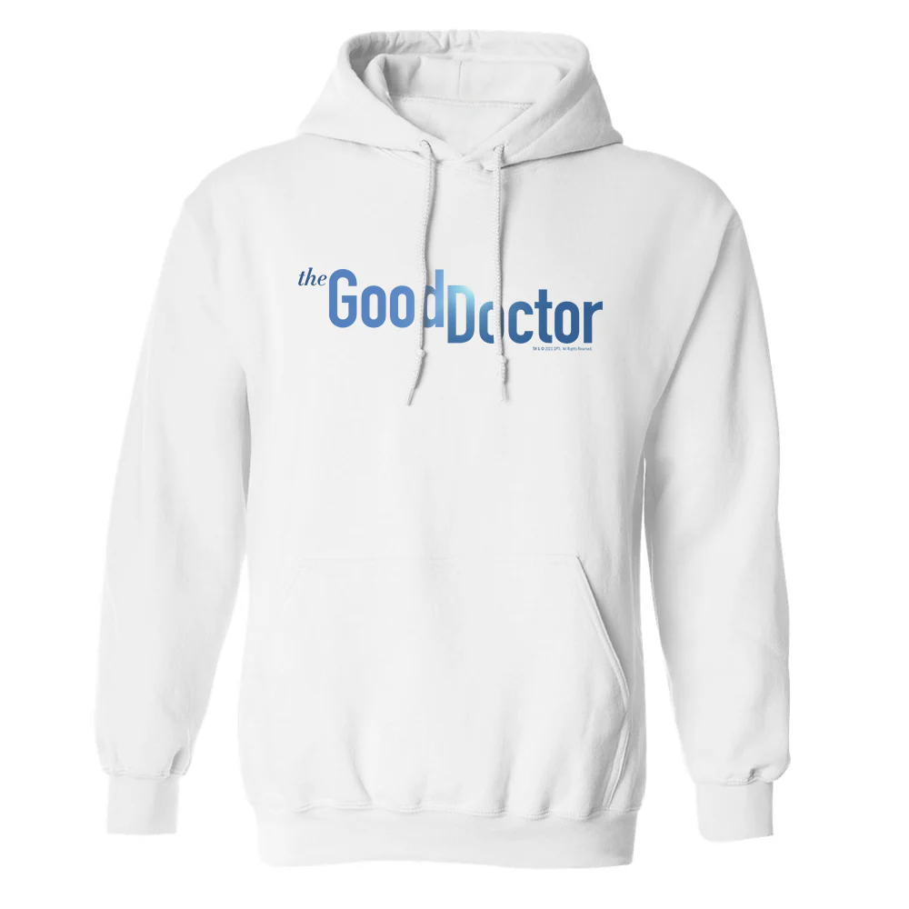 The Good Doctor Logo Fleece Hooded Sweatshirt - Image 4