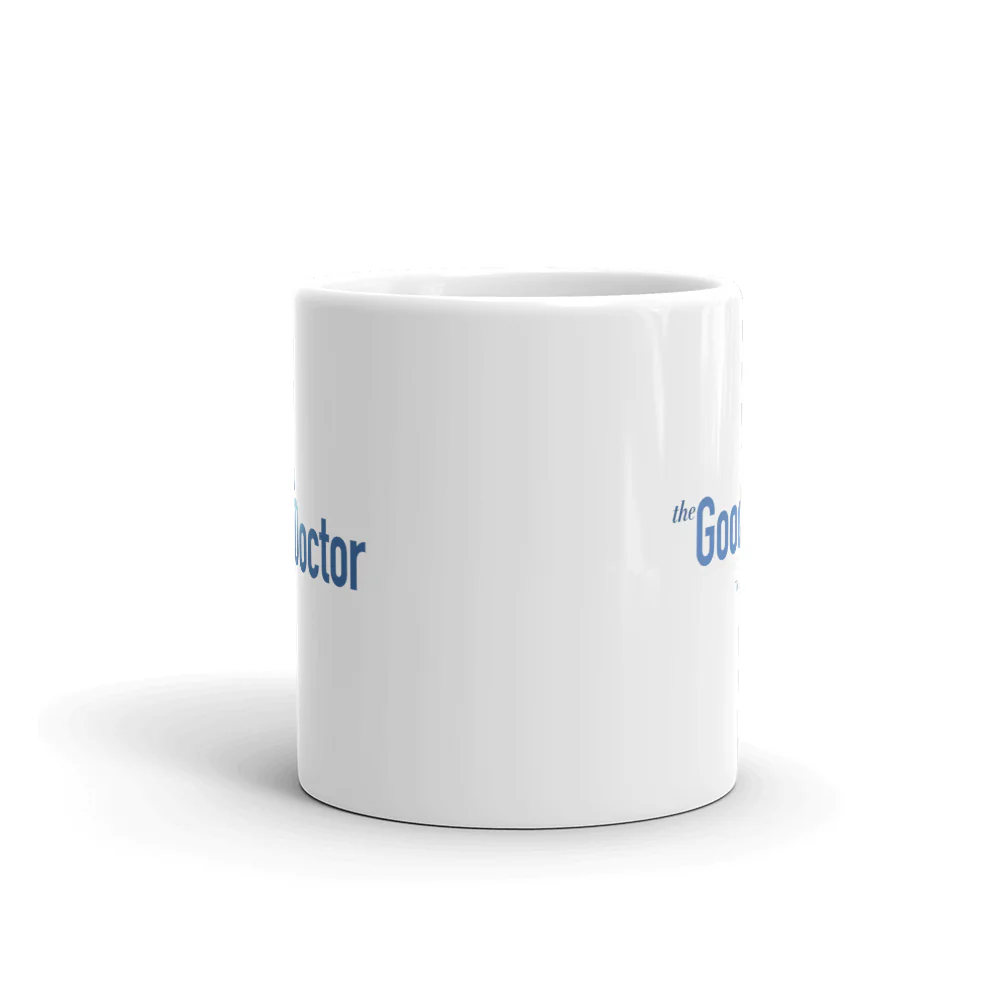 The Good Doctor Logo White Mug - Image 3