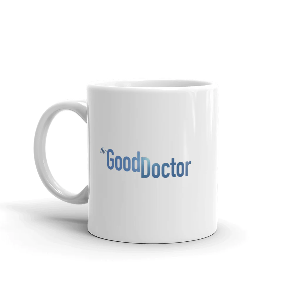 The Good Doctor Logo White Mug - Image 4