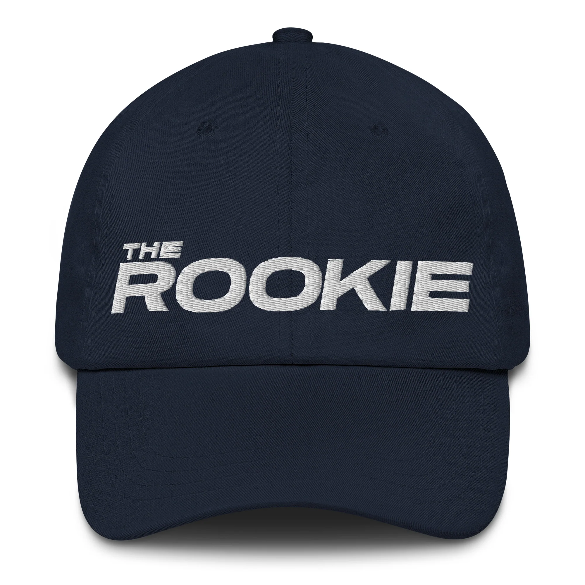 The Rookie Embroidered Hat Logo
