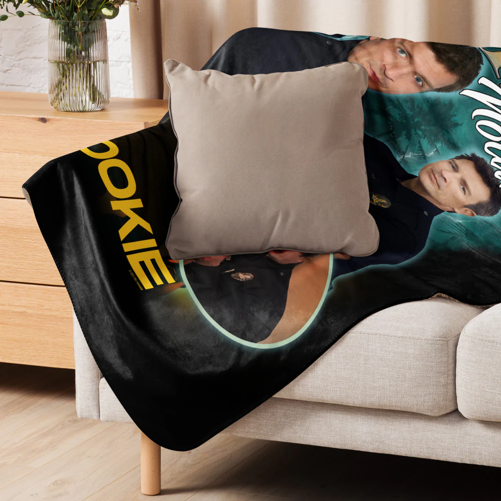 The Rookie John Nolan Heartthrob Sherpa Blanket - Image 9