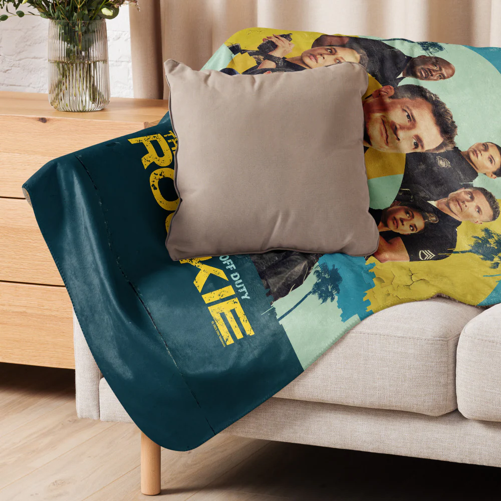 The Rookie Key Art Sherpa Blanket - Image 3