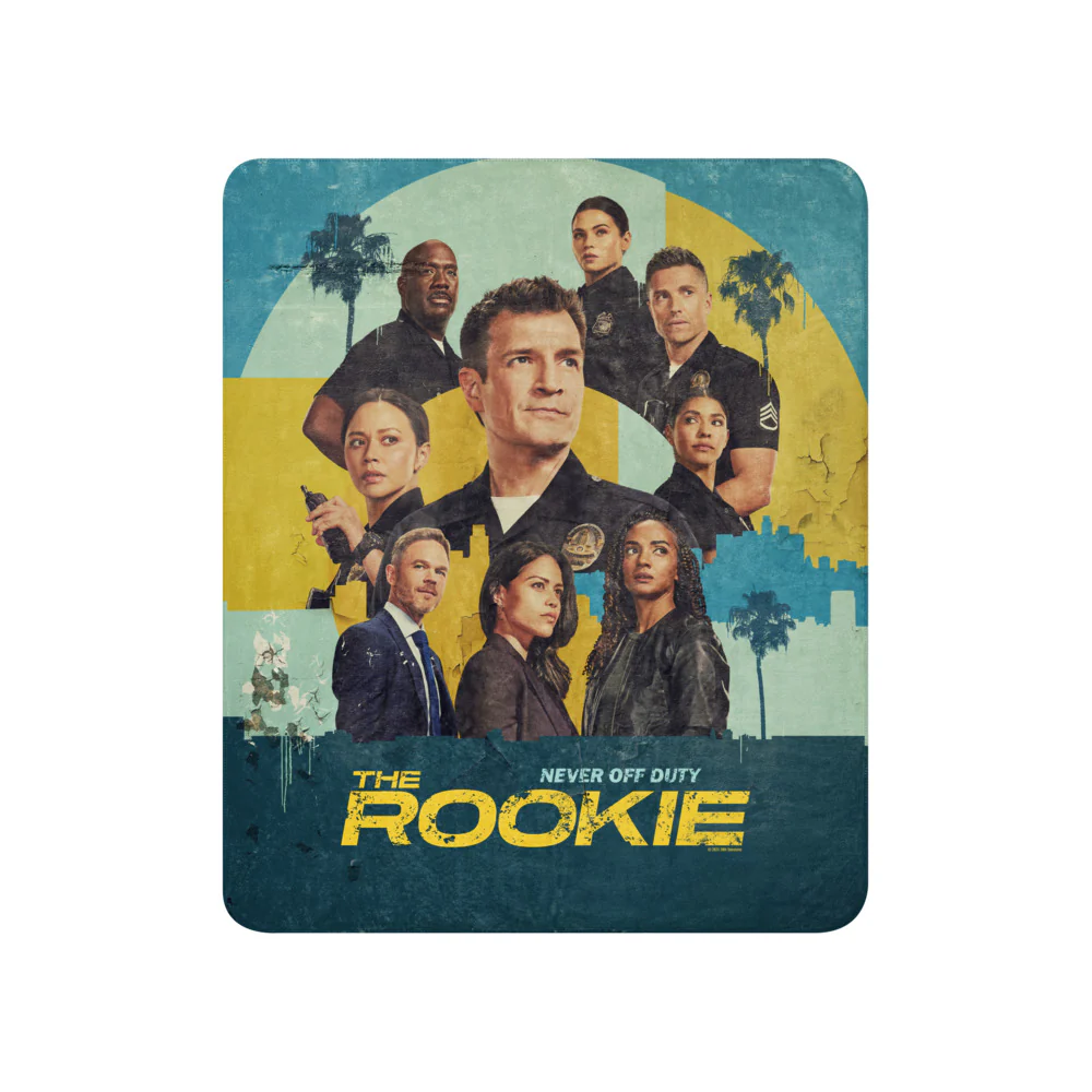 The Rookie Key Art Sherpa Blanket - Image 4
