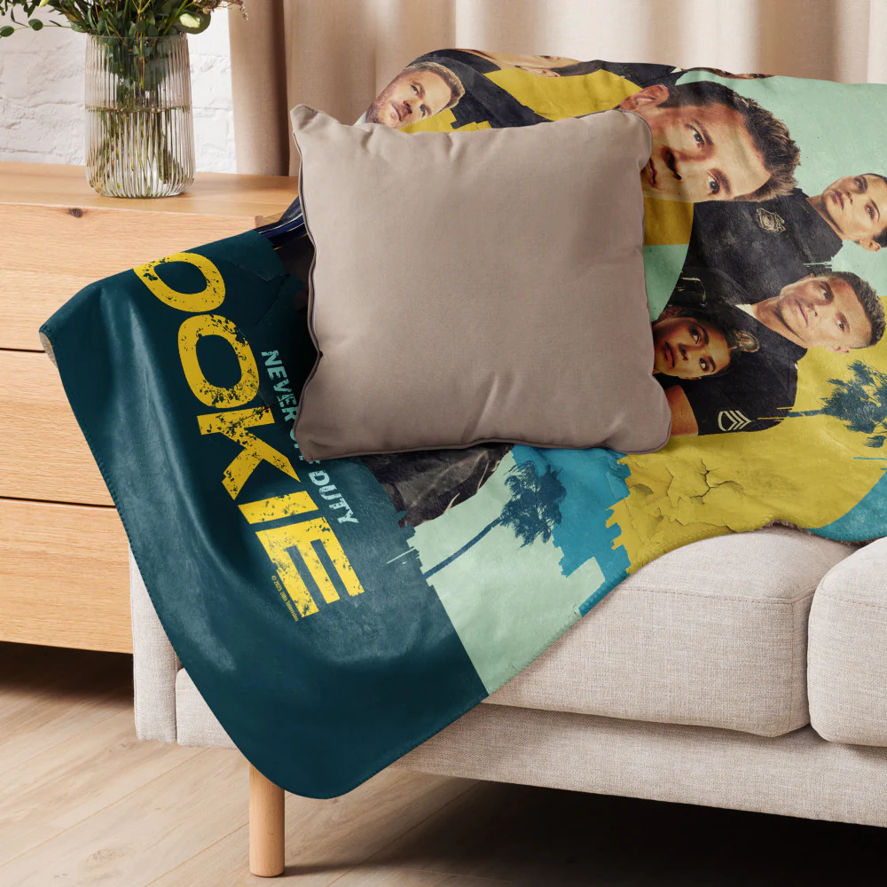 The Rookie Key Art Sherpa Blanket - Image 6