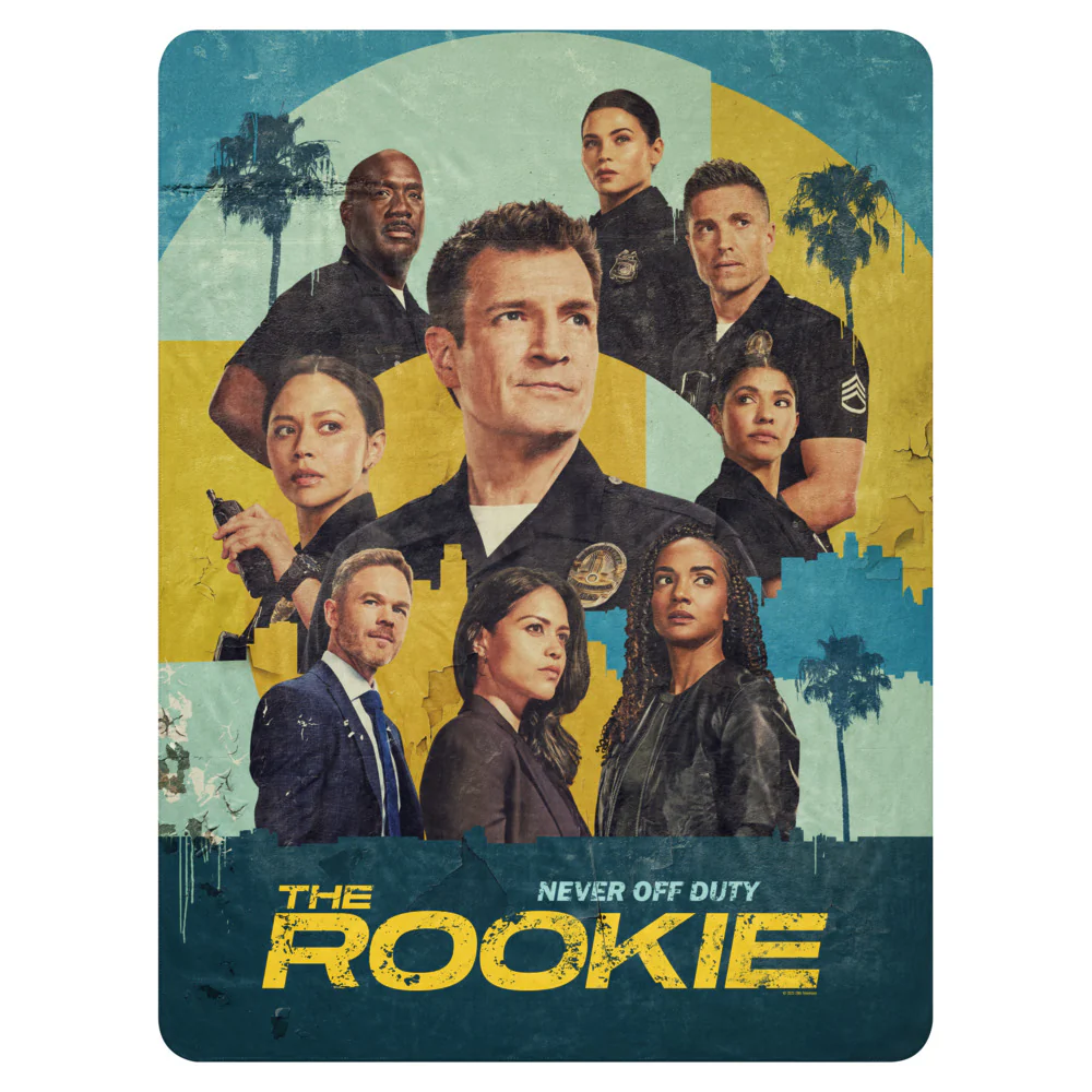 The Rookie Key Art Sherpa Blanket - Image 7