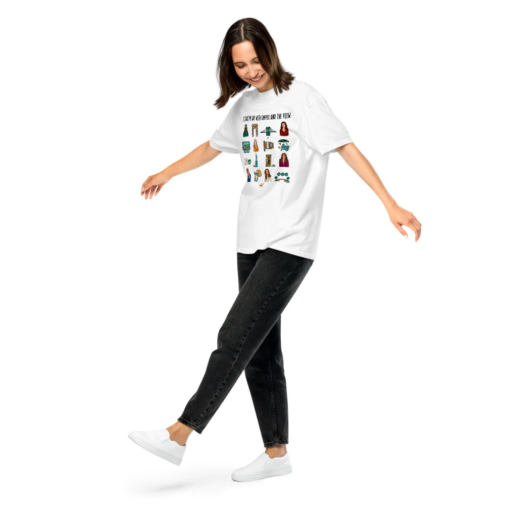 The View I Start My Day Comfort Colors T-Shirt - Image 3