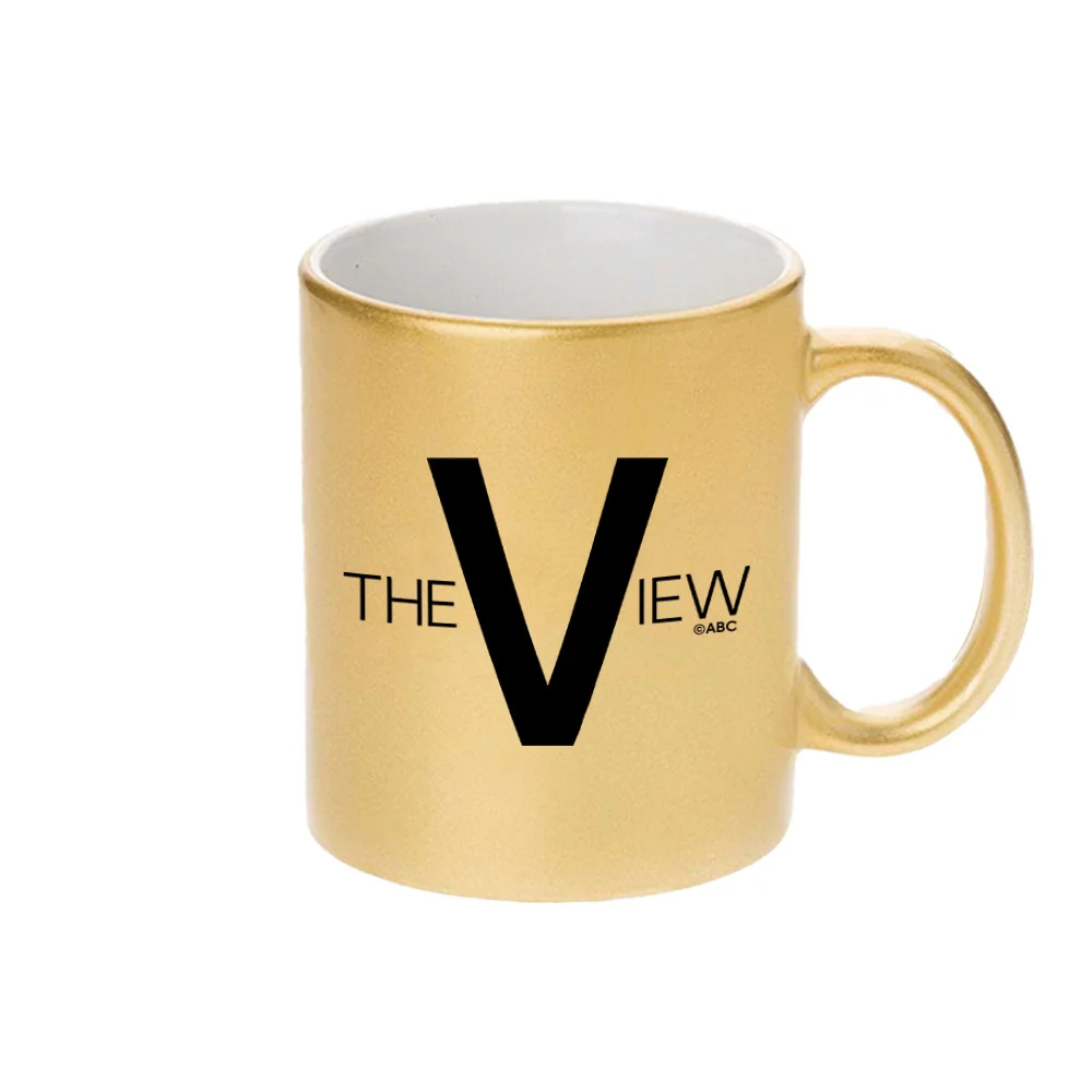 The View Logo Gold Mug - Image 3